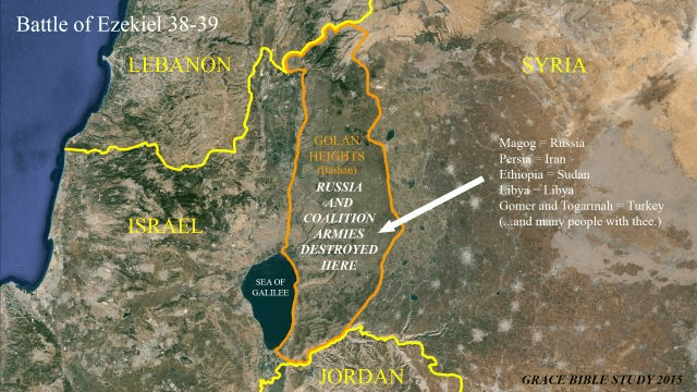 Battle of Ezekiel 38-39, The Battle of Armageddon, Battle of Golan Heights, Har Megiddo